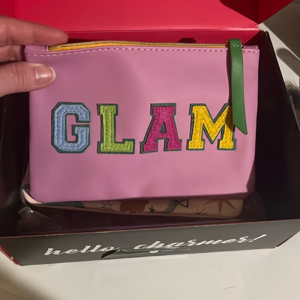 BUNDLE of 4 NWOT never used IPSY Makeup bags  Colorful 'GLAM' Pouch